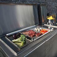 Plancha encastrable gaz